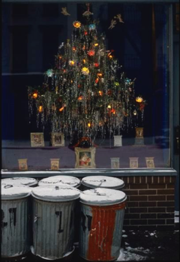 E. 7th Street Storefront, Christmas 1979